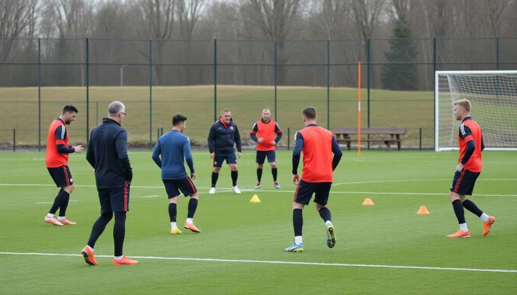 Искусство переходной игры после потери мяча в агрессивном стиле - иллюстрация