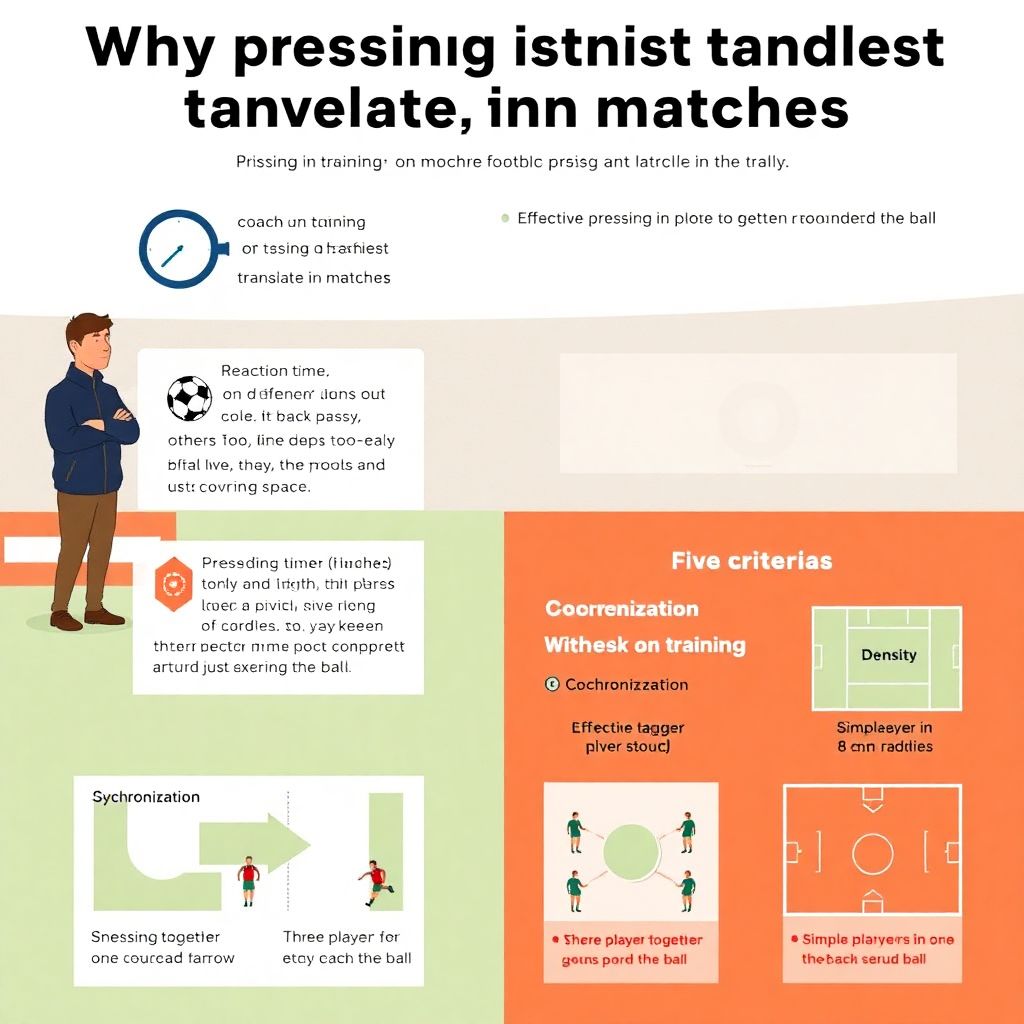 Эффективность прессинга на тренировках: методика и тестирование игроков