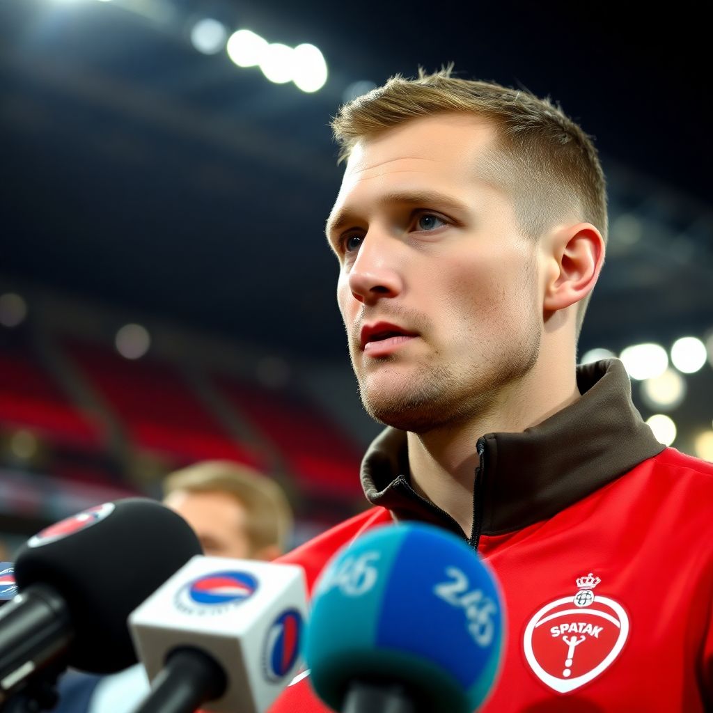 Полузащитник Спартака Денисов о критике Смолова и давлении медиа в борьбе за титул